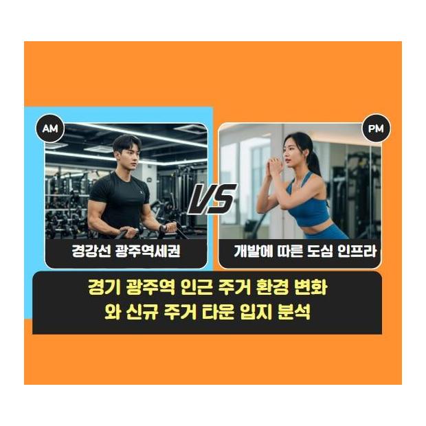 경기 광주역세권 주거 환경 변화와 신규 주거 타운 입지 분석 — 숲과 도심이 공존하는 웰니스 라이프의 조건